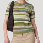 Polera Algodón Orgánico Mujer Marova Verde Rockford