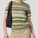 Polera Algodón Orgánico Mujer Marova Verde Rockford