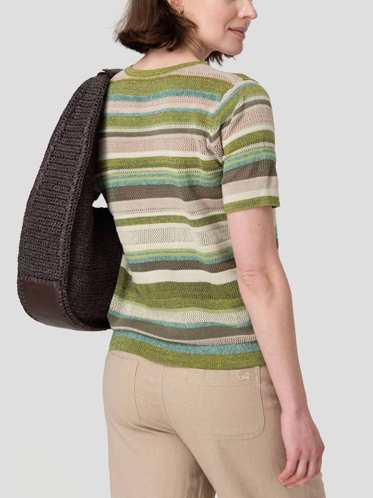 Polera Algodón Orgánico Mujer Marova Verde Rockford