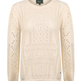 Sweater Algodón Orgánico Mujer Ignara Beige Rockford