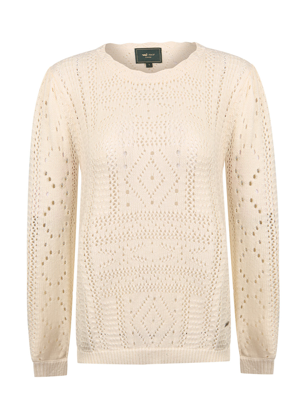 Sweater Algodón Orgánico Mujer Ignara Beige Rockford