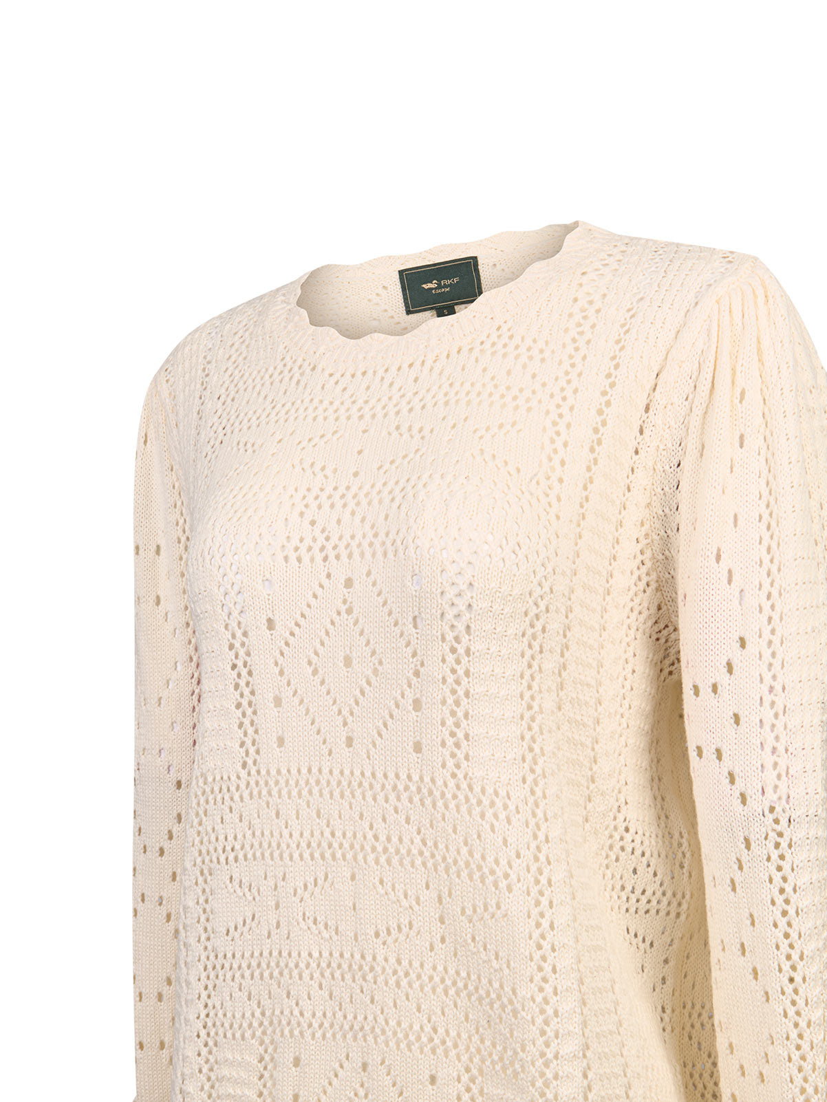 Sweater Algodón Orgánico Mujer Ignara Beige Rockford