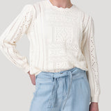 Sweater Algodón Orgánico Mujer Ignara Beige Rockford