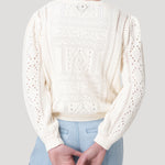 Sweater Algodón Orgánico Mujer Ignara Beige Rockford