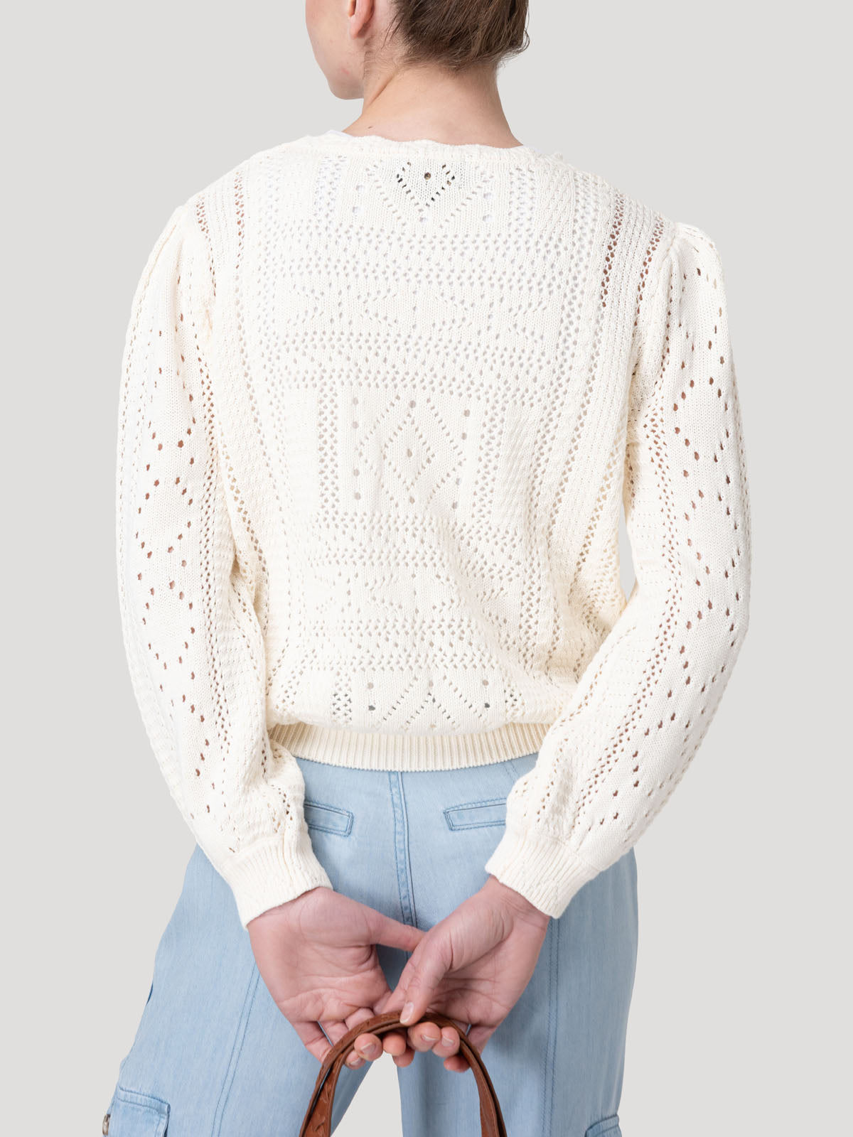 Sweater Algodón Orgánico Mujer Ignara Beige Rockford