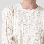 Sweater Algodón Orgánico Mujer Ignara Beige Rockford