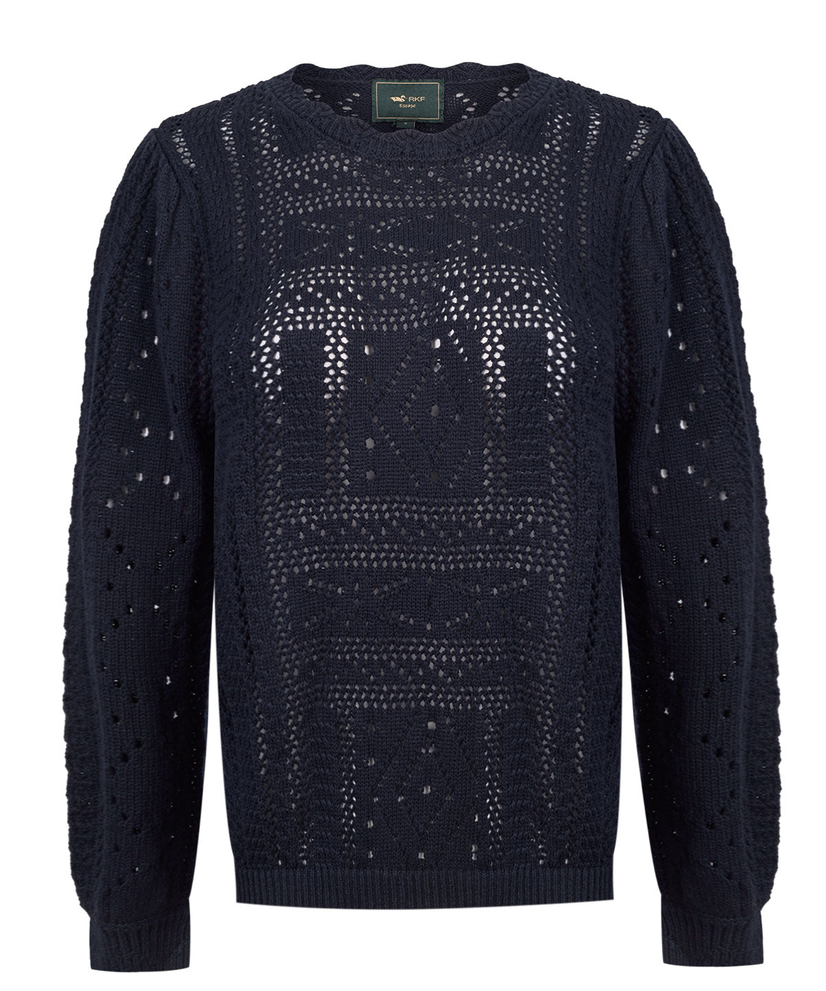Sweater Algodón Orgánico Mujer Ignara Azul Rockford