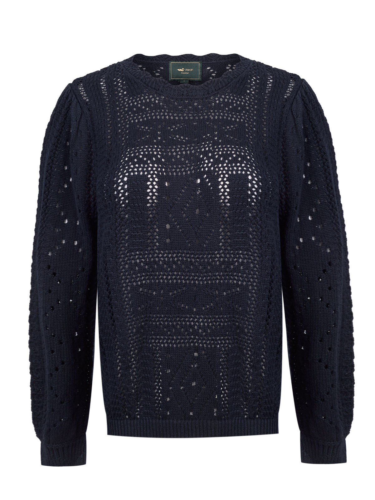 Sweater Algodón Orgánico Mujer Ignara Azul Rockford
