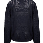 Sweater Algodón Orgánico Mujer Ignara Azul Rockford