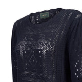 Sweater Algodón Orgánico Mujer Ignara Azul Rockford