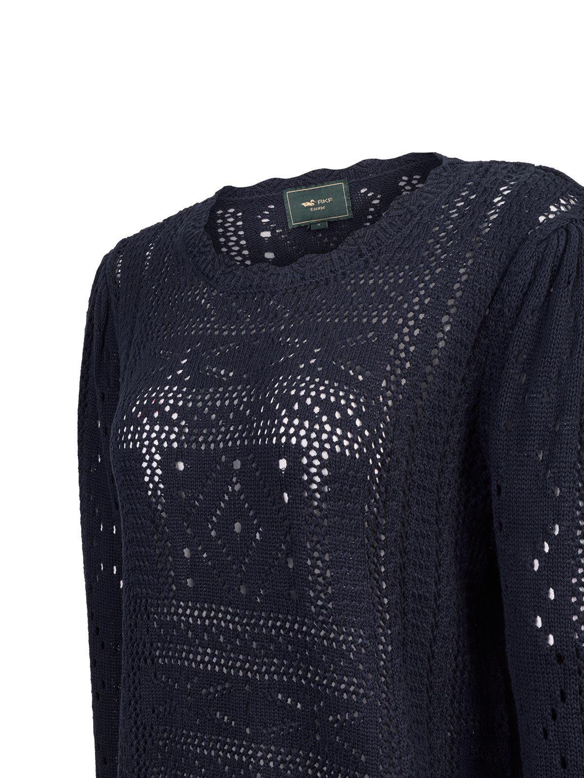 Sweater Algodón Orgánico Mujer Ignara Azul Rockford