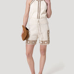 Short Algodón Orgánico Mujer Coast Beige Rockford