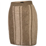 Falda Algodón Orgánico Mujer Nerevia Beige Rockford