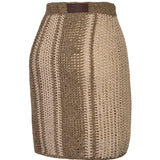 Falda Algodón Orgánico Mujer Nerevia Beige Rockford