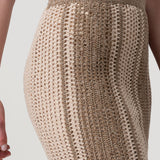 Falda Algodón Orgánico Mujer Nerevia Beige Rockford