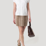 Falda Algodón Orgánico Mujer Nerevia Beige Rockford