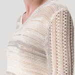 Sweater Algodón Mujer Glint Beige Rockford