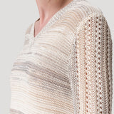Sweater Algodón Mujer Glint Beige Rockford