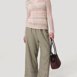 Sweater Algodón Mujer Glint Naranjo Rockford