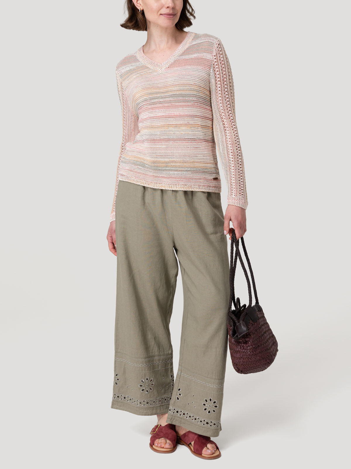 Sweater Algodón Mujer Glint Naranjo Rockford