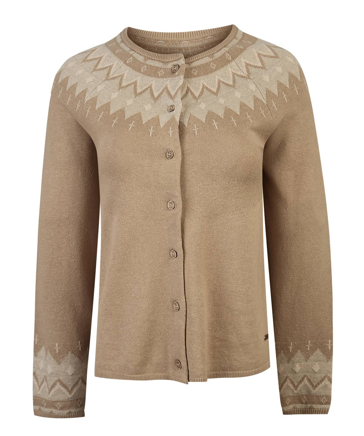 Sweater Lino Mujer Andros Café Rockford