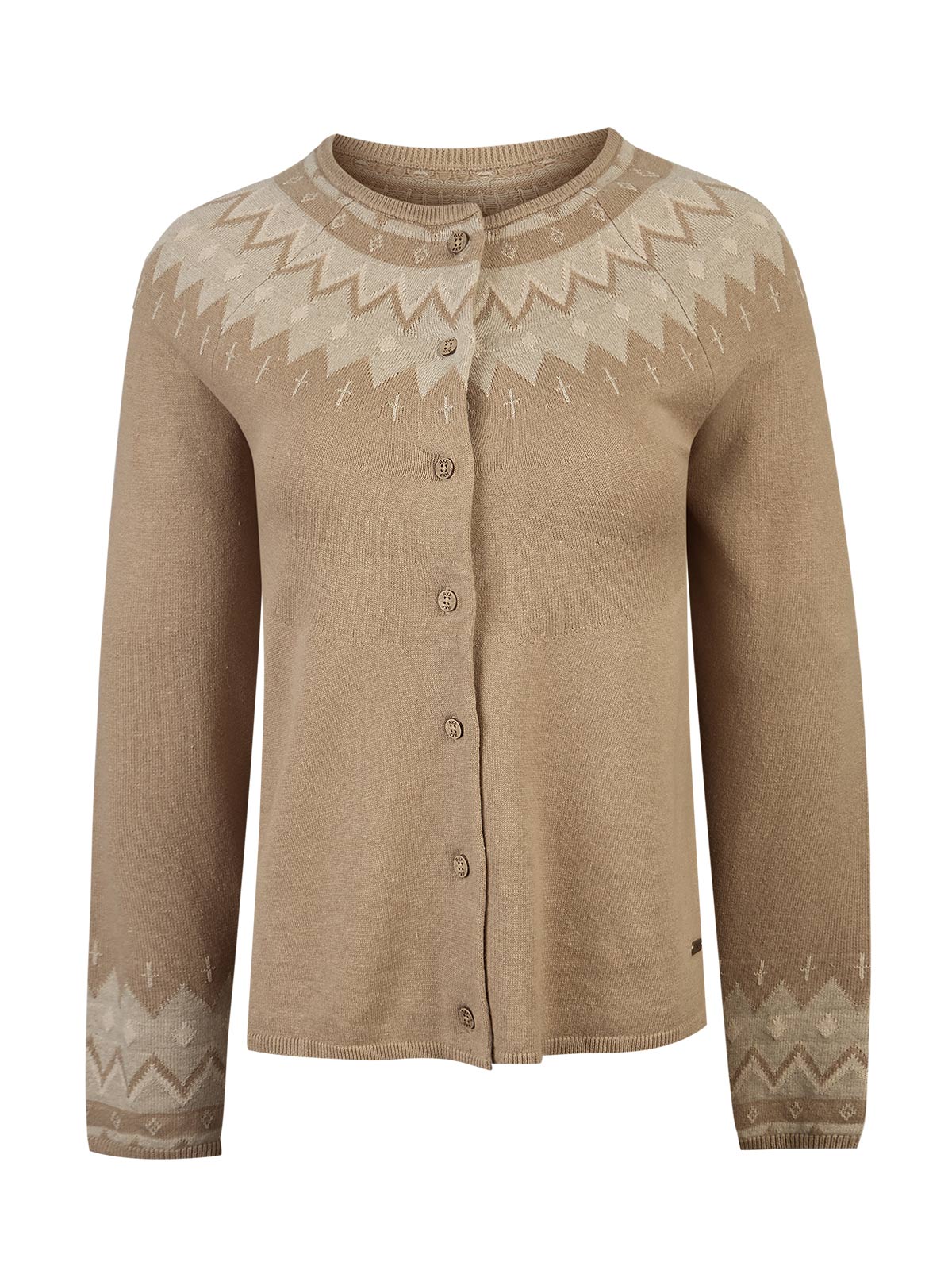 Sweater Lino Mujer Andros Café Rockford
