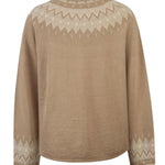 Sweater Lino Mujer Andros Café Rockford