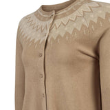 Sweater Lino Mujer Andros Café Rockford