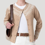 Sweater Lino Mujer Andros Café Rockford