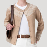 Sweater Lino Mujer Andros Café Rockford