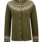 Sweater Lino Mujer Andros Verde Rockford