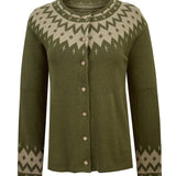 Sweater Lino Mujer Andros Verde Rockford