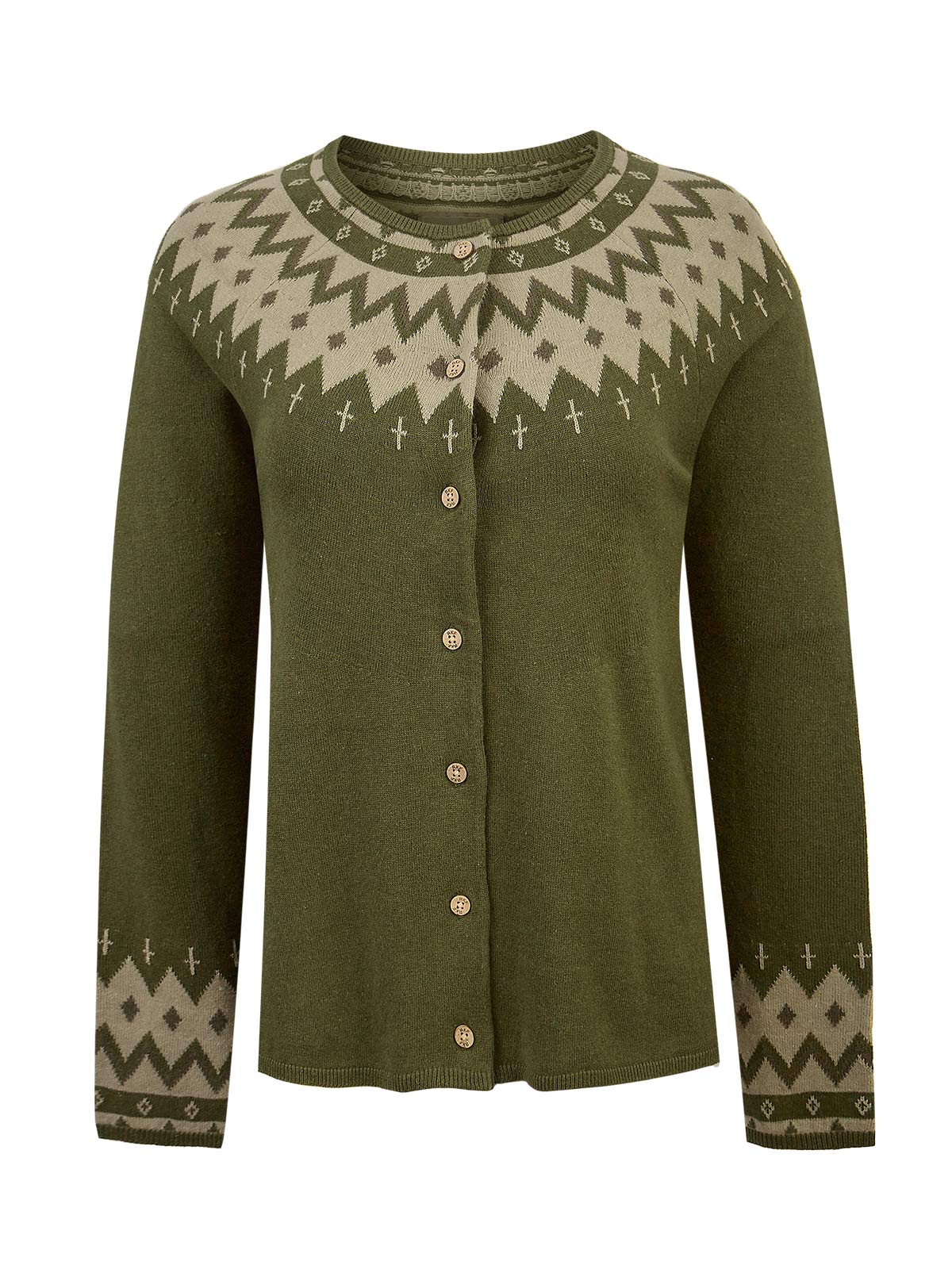 Sweater Lino Mujer Andros Verde Rockford