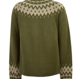 Sweater Lino Mujer Andros Verde Rockford