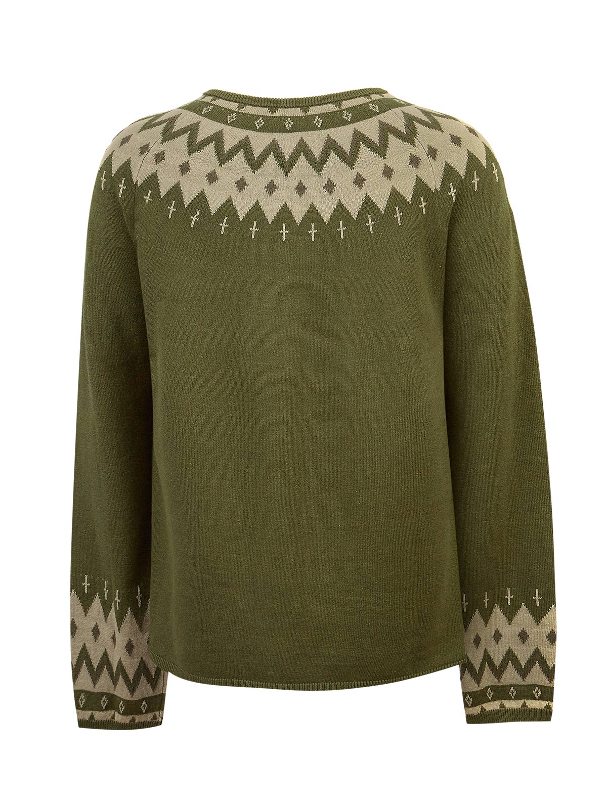 Sweater Lino Mujer Andros Verde Rockford