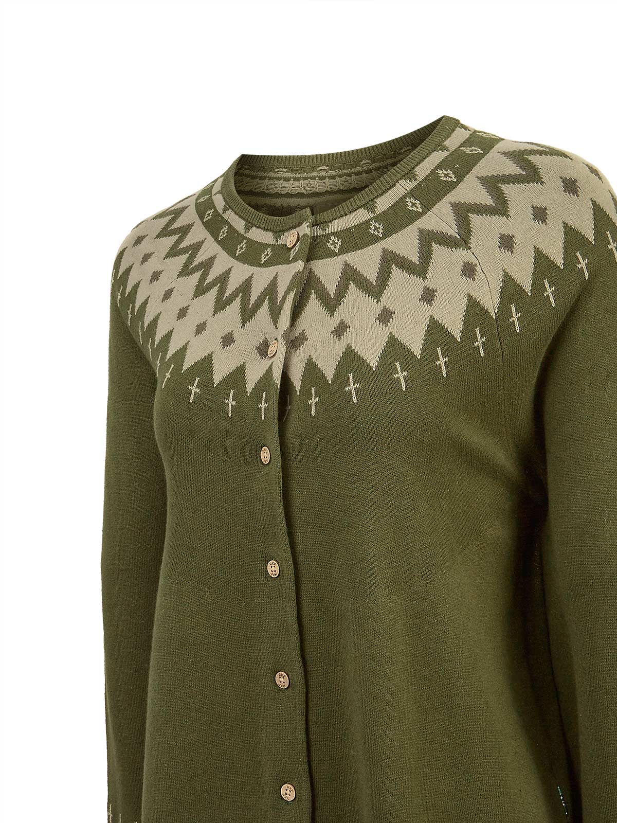 Sweater Lino Mujer Andros Verde Rockford