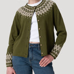 Sweater Lino Mujer Andros Verde Rockford