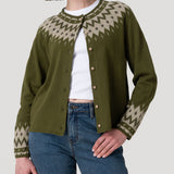 Sweater Lino Mujer Andros Verde Rockford
