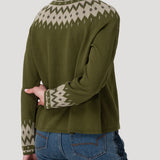Sweater Lino Mujer Andros Verde Rockford