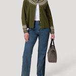 Sweater Lino Mujer Andros Verde Rockford