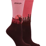 Calcetin Bambú Mujer Diff Deer Rosado Rockford
