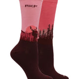 Calcetin Bambú Mujer Diff Deer Rosado Rockford