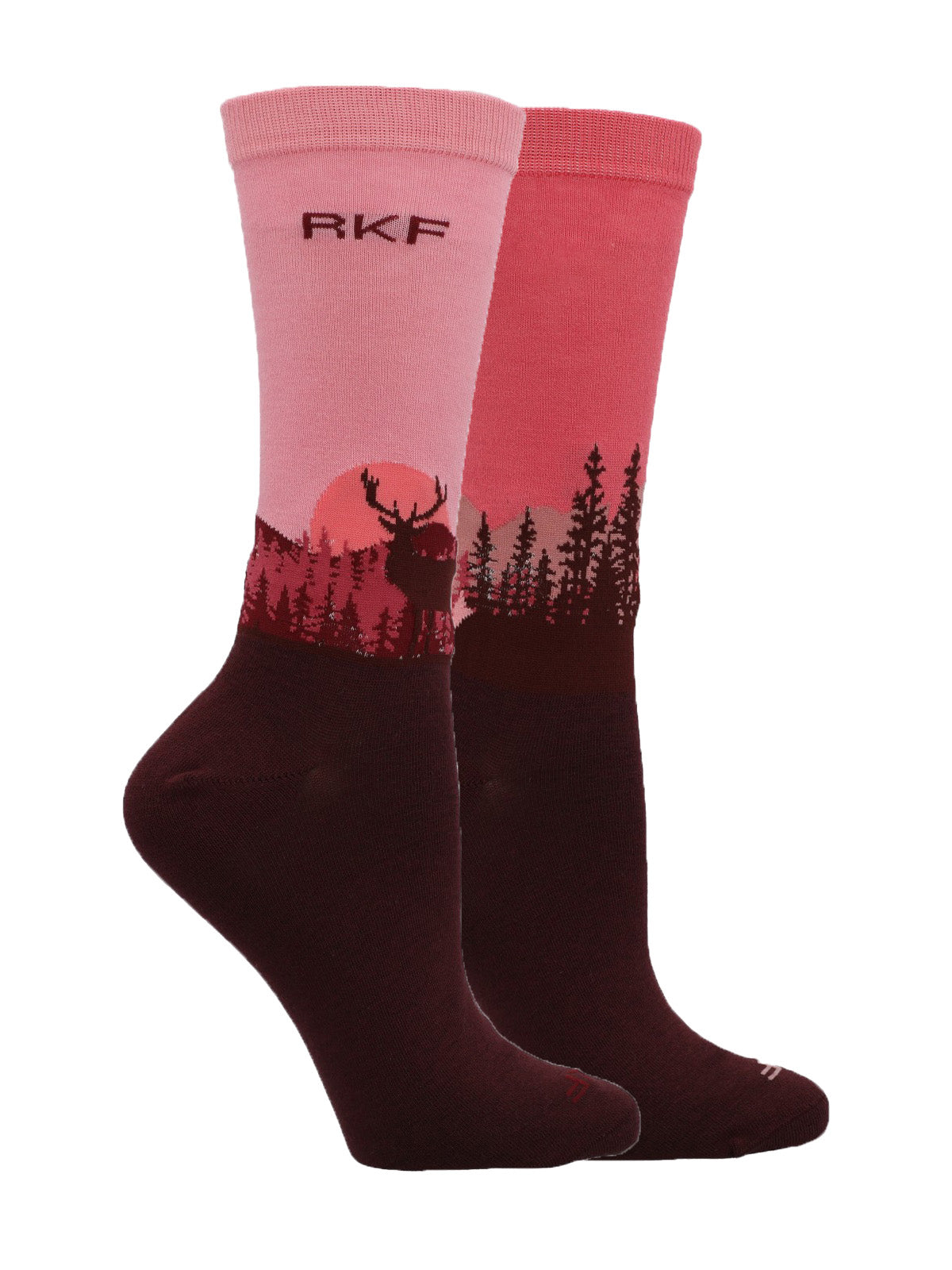 Calcetin Bambú Mujer Diff Deer Rosado Rockford