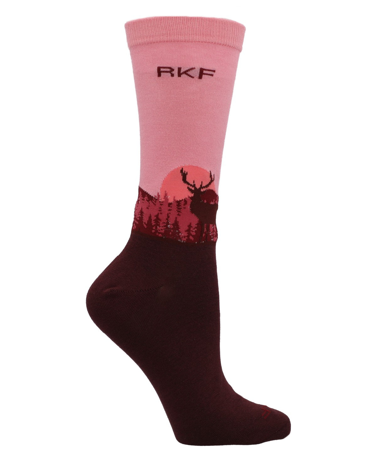 Calcetin Bambú Mujer Diff Deer Rosado Rockford