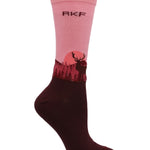 Calcetin Bambú Mujer Diff Deer Rosado Rockford