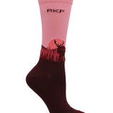 Calcetin Bambú Mujer Diff Deer Rosado Rockford