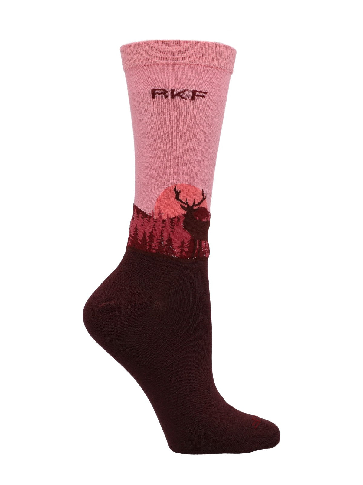 Calcetin Bambú Mujer Diff Deer Rosado Rockford