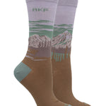 Calcetin Bambú Mujer Diff Mountain Morado Rockford