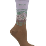 Calcetin Bambú Mujer Diff Mountain Morado Rockford