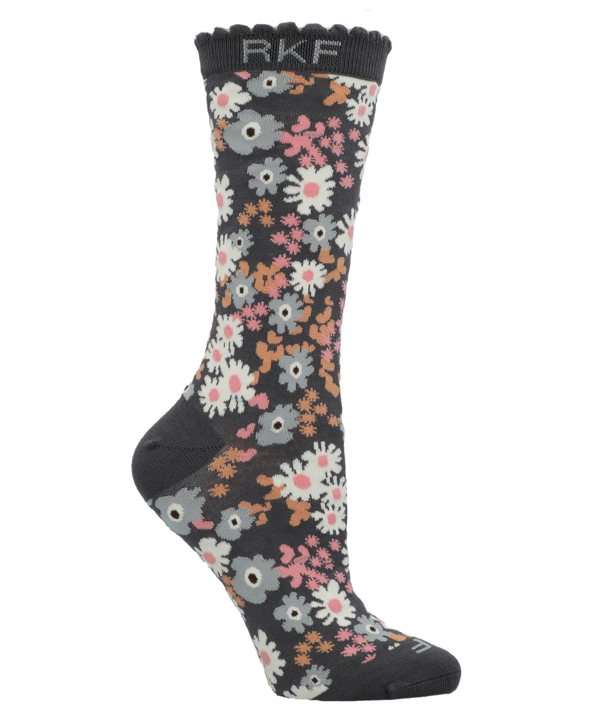 Calcetin Bambú Mujer C St Flowers Gris Rockford